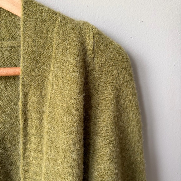 Luck & Cie Womens Alpaca Blend Cardigan Green Size Medium-made In Italy- France - Picture 6 of 9